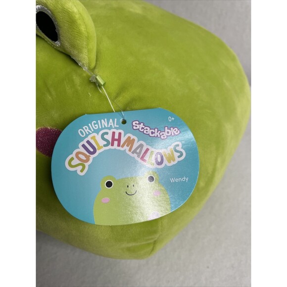 Squishmallow Wendy The Frog 11” Stackable Holiday Gift Spring Easter 2022 RARE - Picture 11 of 12